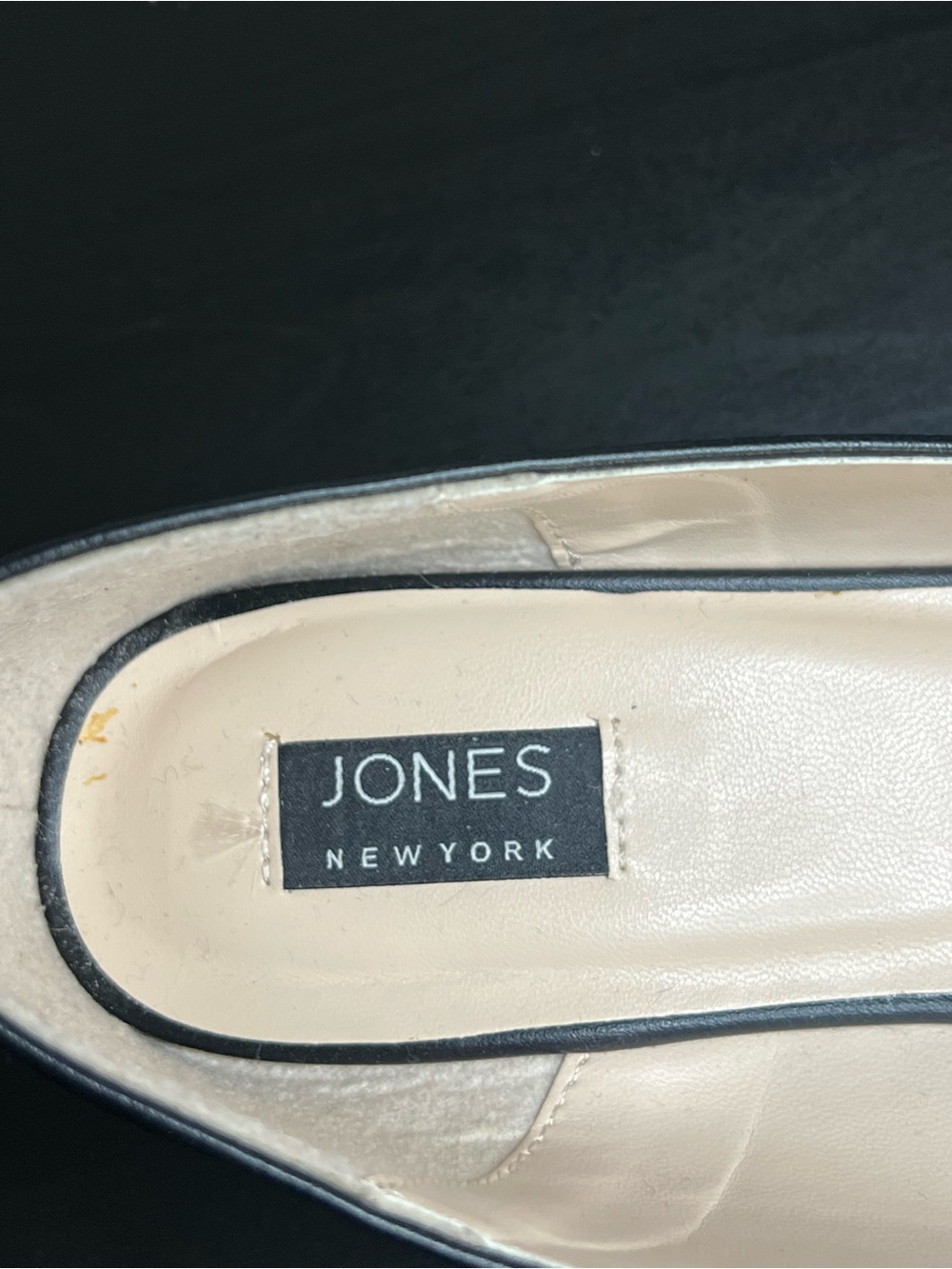 Jones New York Black Pointed-Toe Knot Flats - Picture 5 of 5